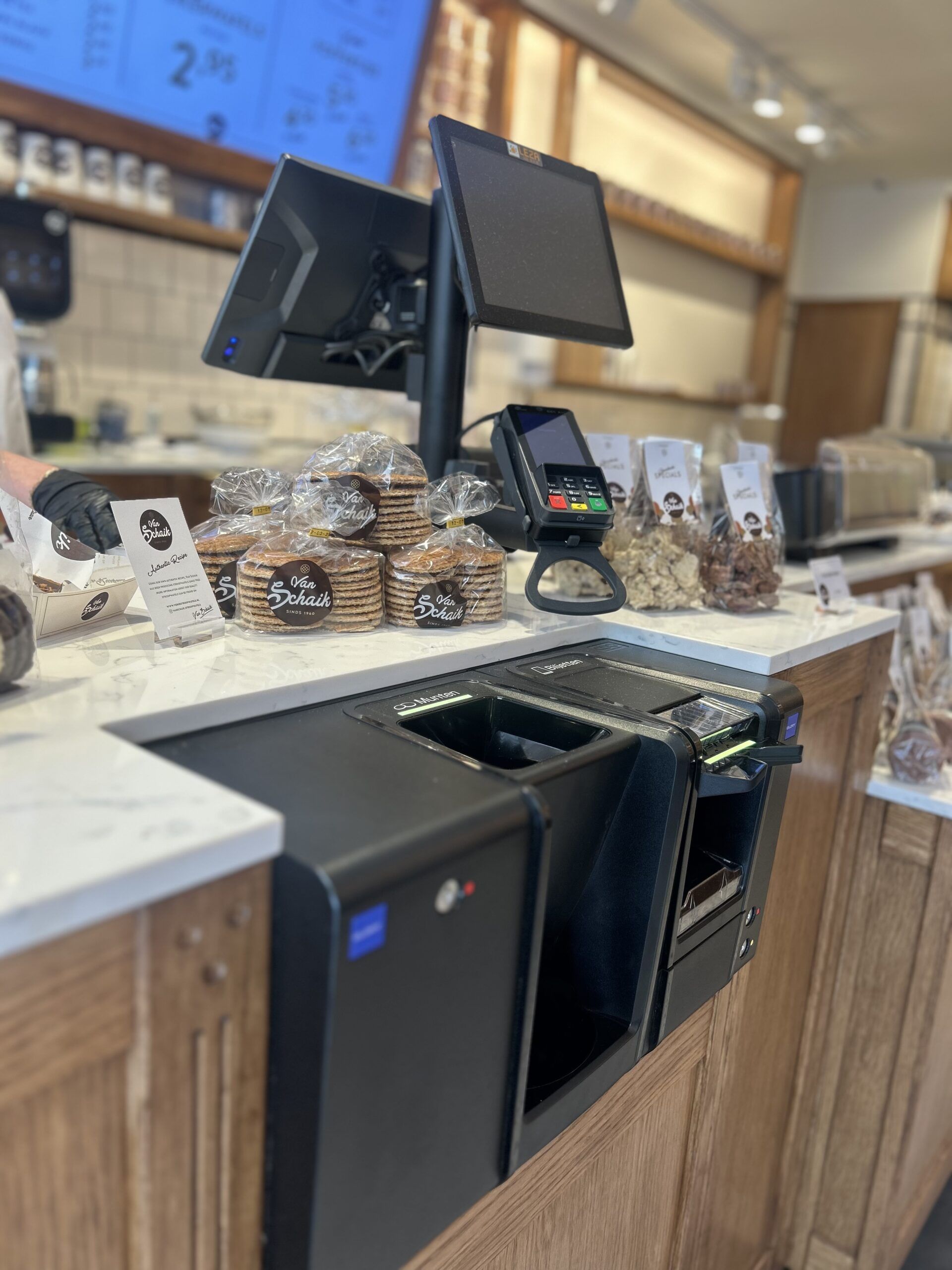 Cikam geldverwerkingsysteem Van Schaik Stroopwafels